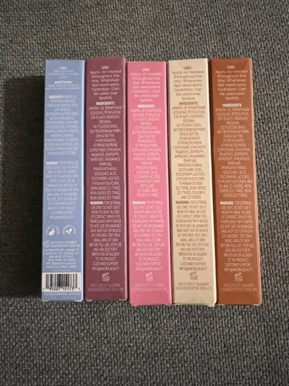 Lazy Days Tinted Lip Balm 0.5oz Bundle of 5 - Picture 3 of 3